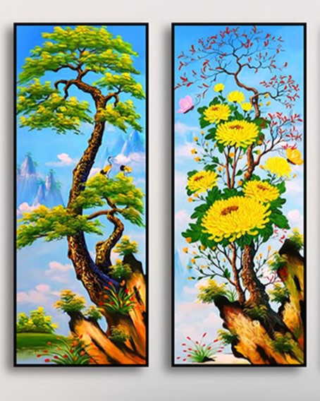 Ý nghĩa bức tranh tùng cúc trúc mai sẽ làm bạn bất ngờ