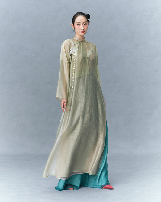 ÁO DÀI THƯ HIÊN - VÁY HAI DÂY DẶM TIÊN