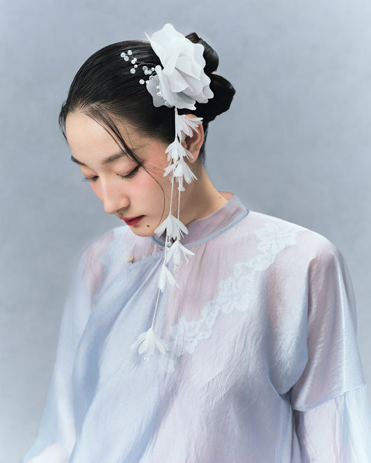 ÁO DÀI THƯ HIÊN - VÁY HAI DÂY DẶM TIÊN